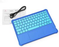 Made for Amazon Kids Bluetooth Keyboard (Comaptible with the Fire HD 10 Kids and Kids Pro tablet)... - Angle