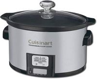 Cuisinart - 3.5-Quart Slow Cooker - Brushed Stainless-Steel - Angle