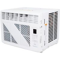 Keystone - 6,000 BTU Window Mounted Air Conditioner with Remote Control - white - Angle