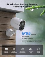 Swann Xtreem4K Wireless Security Camera with 32GB Micro SD & Cloud Storage - White - Angle