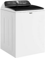 Whirlpool - 5.3 Cu. Ft. High Efficiency Top Load Washer with Deep Water Wash Option - White - Angle