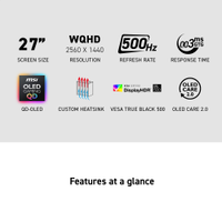 MSI - MAG 272QP QD-OLED X50 27