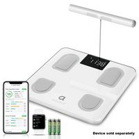 Arboleaf Smart Scale for Body Weight with 8 Electrode, High Precision 26 Body Composition Analyze... - Angle