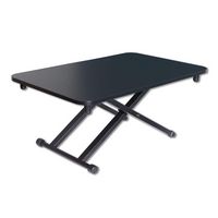 Victor - Height Adjustable Laptop Desk Riser - Black - Angle