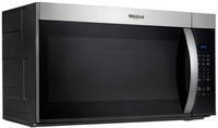 Whirlpool - 1.7 Cu. Ft. Over-the-Range Microwave with 1000-Watts Cooking Power - Stainless Steel - Angle