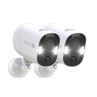 Swann - Xtreem 4K Battery-Powered Cam w32GB Card - Pack 2 - Black - Angle