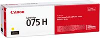 Canon - Toner 075 High Yield Toner Cartridge - Yellow - Angle