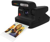 Polaroid - Flip Instant Camera + Color Film Bundle (8 Photos) - Black - Angle