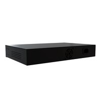 Lorex - 16-Port Unmanaged Switch (8-port ePoE and 8-port PoE+) 10/100/1000Mbps and 250W Power Bud... - Angle