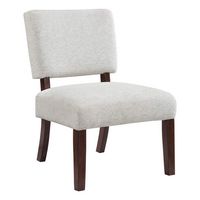 OSP Home Furnishings - Jasmine Accent Chair - Oyster Grey - Angle