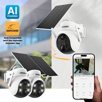 Defender - Solar Powered 4K AI Everwatch Wireless Security PTZ Camera with 3W Solar Panel, AI Det... - Angle