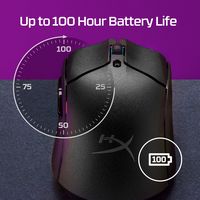 HyperX - Pulsefire Haste 2 Lightweight Wireless Optical Gaming Mouse with RGB Lighting - Wireless... - Angle