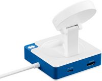 Hyper - HyperDrive Flex MagCharge 5 Port USB-C Hub - Blue - Angle