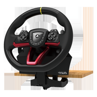 Hori - Wireless Racing Wheel APEX for PlayStation 5 - Black - Angle