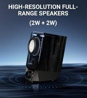 Edifier - R19BT 2.0 Bluetooth Bookshelf Speakers (Pair) - Black - Angle