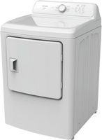 Frigidaire - 7 Cu. Ft. Gas Dryer with 8 Dry Cycles - White - Angle