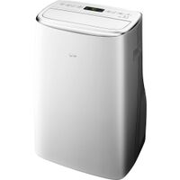 LG - 10,000 BTU Smart Portable Air Conditioner - White - Angle