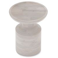 Simpli Home - Haynes Wooden Accent Table - White Wash - Angle