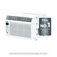 TCL - 250 Sq. Ft. 6,000 BTU Window Air Conditioner - White - Angle