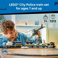 LEGO - City Police Train Heist Building Toy 60508 - Angle