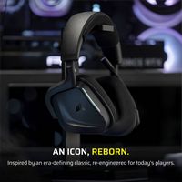 CORSAIR - VOID v2 Wireless Gaming Headset for PC, PS5, PS4, Nintendo Switch, and Mobile - Carbon - Angle