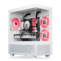 Thermaltake - LCGS Vista 460S Gaming Desktop AMD Ryzen 5 5600X, 16GB RGB Memory, NVIDIA GeForce R... - Angle