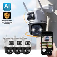 Defender - AI POWERED Guard Pro 3K PLUS Dual Lens PTZ Wi-Fi 6 Plug-in Security Camera - 3 Pack - ... - Angle