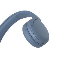 Sony - WH-CH520 Wireless Headphone with Microphone - Blue - Angle
