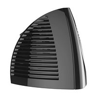 Vornado - VH202 750 Watt Indoor Electric Space Heater with Compact Size for Small Spaces - Black - Angle