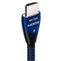 AudioQuest - Vodka 48 7.4' 4K-8K-10K 48Gbps HDMI Cable - Blue on Black - Angle