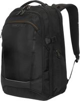 Targus - 17” Voyager EXP Travel Backpack - Black/Orange - Angle
