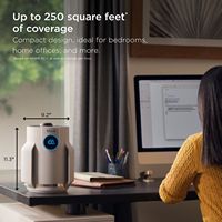 Shark - NeverChange Compact Pro Air Purifier - Dove - Angle
