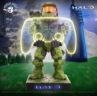 Cable Guys by Exquisite Gaming - Halo Infinite: Master Chief Light Up Mobile Phone and Controller... - Angle