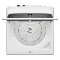 Whirlpool - 5.3 Cu. Ft. High Efficiency Top Load Washer with 2 in 1 Removable Agitator - White - Angle