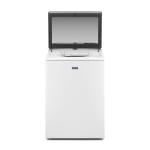 Maytag - 5.2 Cu. Ft. High Efficiency Smart Top Load Washer with Extra Power Button - White - Angle
