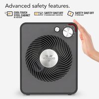 Vornado - VMHi300 Whole Room Metal Space Heater - Storm Gray - Angle