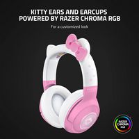 Razer - Kraken Hello Kitty Edition Wireless Gaming Headset - Pink - Angle