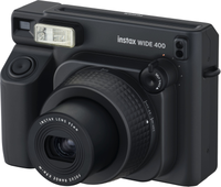 Fujifilm - instax WIDE 400 Instant Camera - Black - Angle
