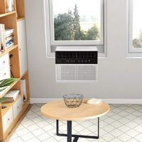 Costway 6300 BTU (10000 BTU Ashrae) Window Air Conditioner with Remote, LED Control Panel, up to ... - Angle