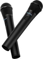 Sony - ULT POWER SOUND series ULT MIC Wireless Microphone - Black - Angle