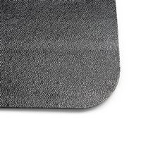 Floortex - Premium Rectangular Vinyl Chair Mat for Hard Floor 48 x 60 inches - Black - Angle