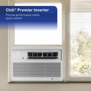 Friedrich - 8,000 BTU 350 Sq Ft Inverter Window Air Conditioner - White - Angle