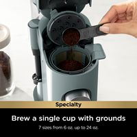 Ninja - Pods & Grounds Specialty Single-Serve Iced Coffee Maker, K-Cup Pod Compatible with Foldaw... - Angle