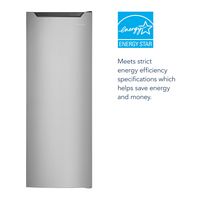 Insignia™ - 7 Cu. Ft. Garage Ready Upright Convertible Freezer with ENERGY STAR Certification - S... - Angle