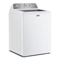 Maytag - 4.7 Cu. Ft. Top Load Washer with Pet Pro - White - Angle