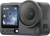 DJI - Osmo Action 6 Standard Camera Combo - Black - Angle