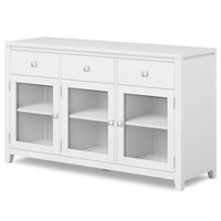 Simpli Home - Cosmopolitan Sideboard Buffet - White - Angle