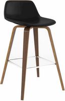 Simpli Home - Randolph Bentwood Counter Height Stools (Set of 2) - Black - Angle