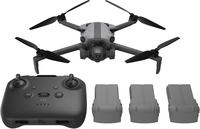 SKYROVER - X1 Fly More Combo 8K Drone with Remote Controller - Gray - Angle