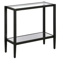 Camden&Wells - Hera Rectangular Side Table - Blackened Bronze - Angle